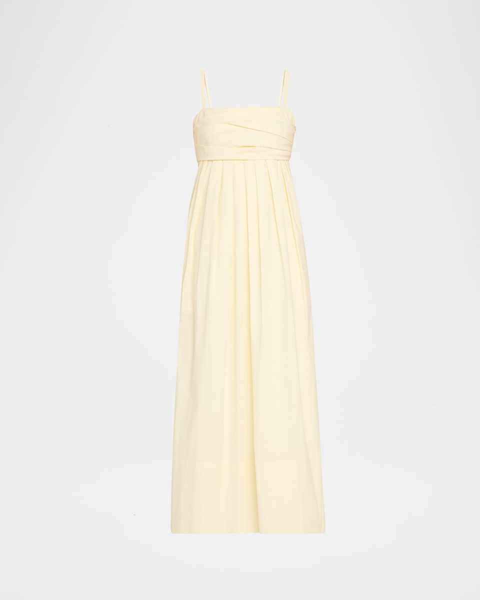 Claudine Technical Poplin Midi Dress